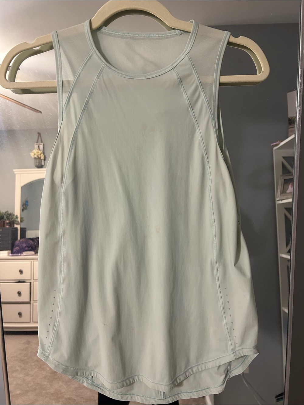 lululemon athletica Light Mint Green Racerback Tank Top